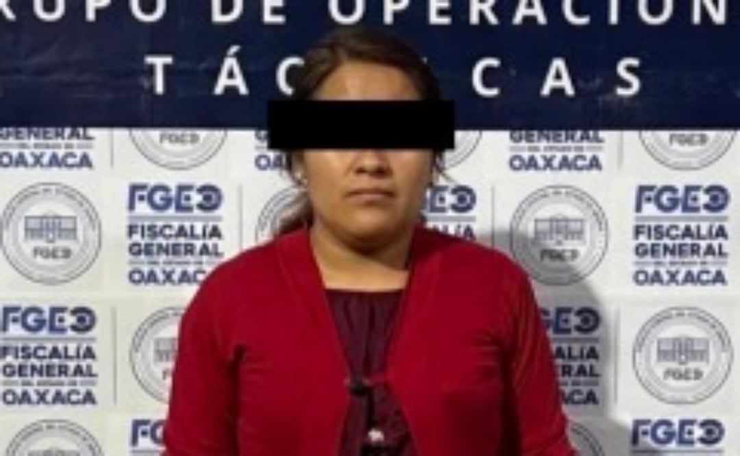 Vinculan a proceso a la presunta responsable del feminicidio de la profesora en Oaxaca. Foto: Especial