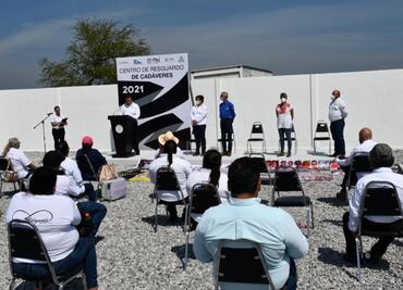 Inauguran centro de resguardo de cadáveres en El Mante, Tamaulipas