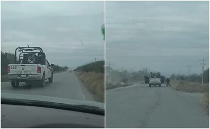 VIDEO “¡Agáchate, agáchate!“, pareja graba persecución en Tamaulipas; en segundos se desata una balacera