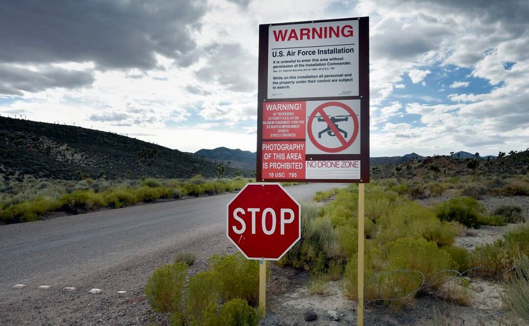 Acceso principal al Área 51. Fotos: Cortesía