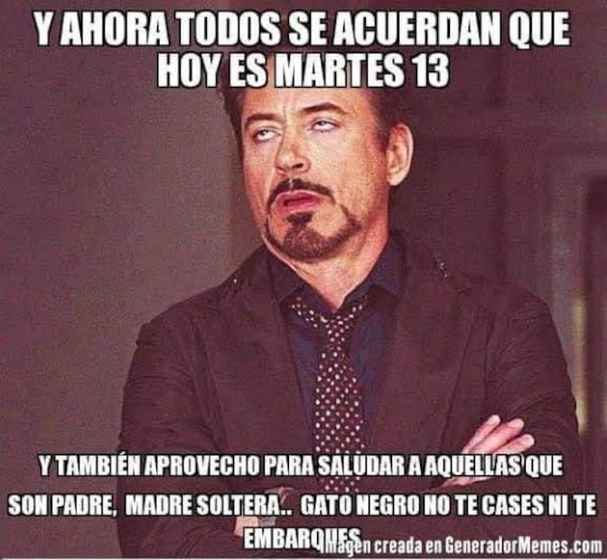 Los mejores memes que dejó el primer martes 13. Foto: Captura de pantalla