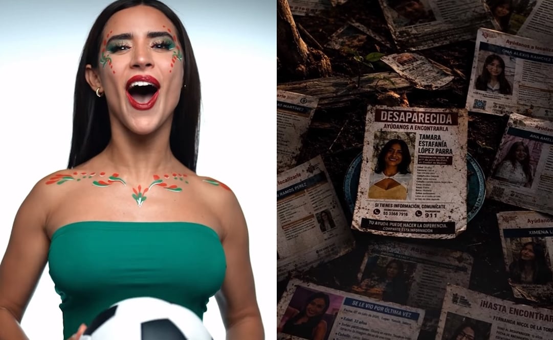 Tammy Parra convierte tendencia del Mundial en una reflexión sobre las desapariciones en México. Foto: Captura de video