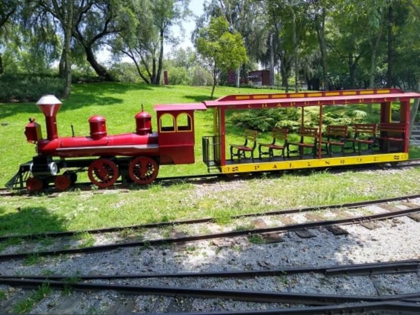 Así era el trenecito de Chapultepec