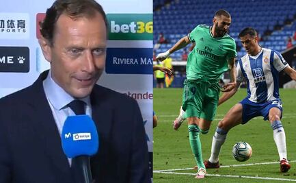 Butragueño: La jugada de Benzema es una de las mejores del campeonato