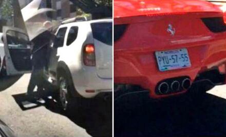 Dueño de Ferrari paga a hombre agredido por escolta