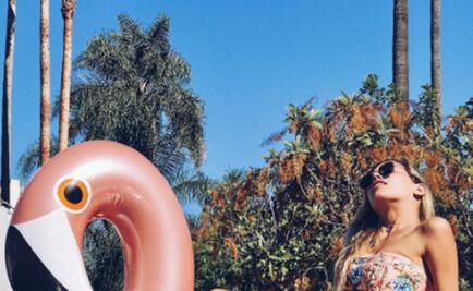 Michelle Salas presume su abdomen