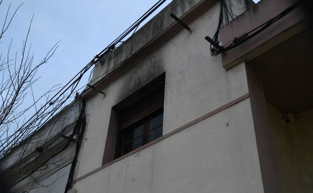 Residencial en donde ocurrió el incendio este domingo 7 de julio de 2024, en Treinta y Tres. Foto: Francisco Flores/El País/GDA