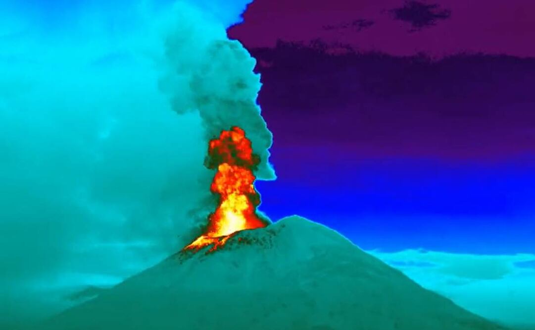 Prevén corrientes de lodo y escombros volcánicos en laderas del Popocatépetl. Foto: @CUEV_UdeC