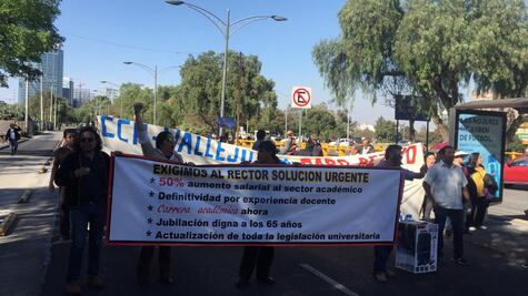 Profesores de asignatura de la UNAM reclaman recibir salarios "miserables"