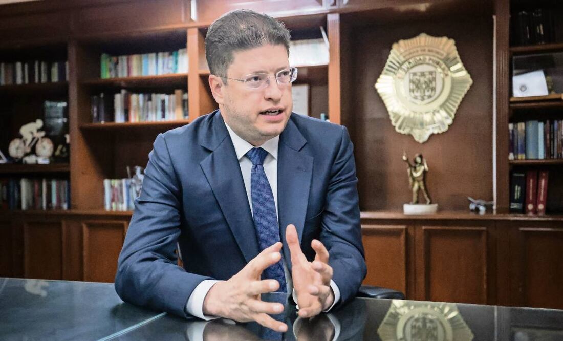 El secretario de seguridad ciudadana de la Ciudad de México (CDMX), Pablo Vázquez. Foto: Luis Camacho / EL UNIVERSAL