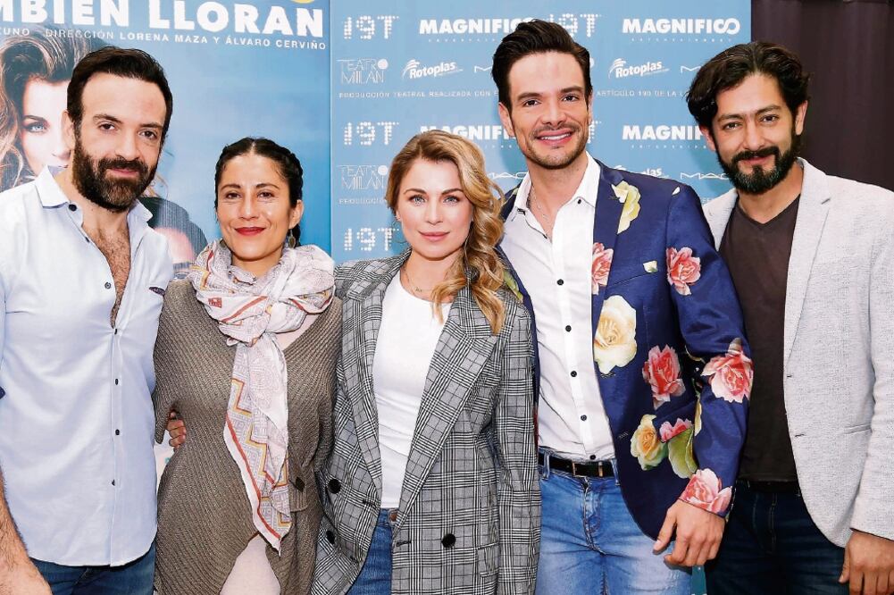 Pablo Perroni, Montserrat Marañón, Ludwika Paleta, Andrés Zuno y Hamlet participan en la obra que estrenan en febrero (AGUSTIN SALINAS. EL UNIVERSAL)