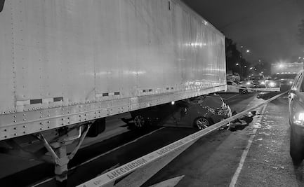 Muere conductor de auto tras quedar debajo de tráiler en accidente sobre Eje 3 Sur y Dr. Vértiz