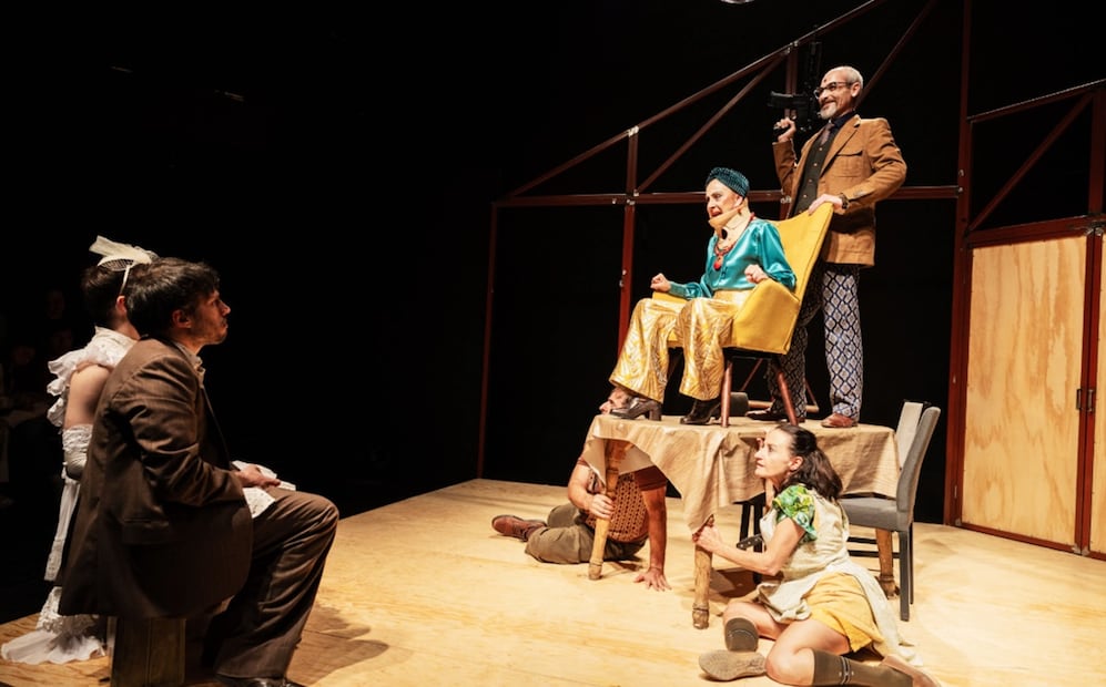 Obra “El adiós”, producida por Teatro UNAM.
Foto: Pili Pala, cortesía