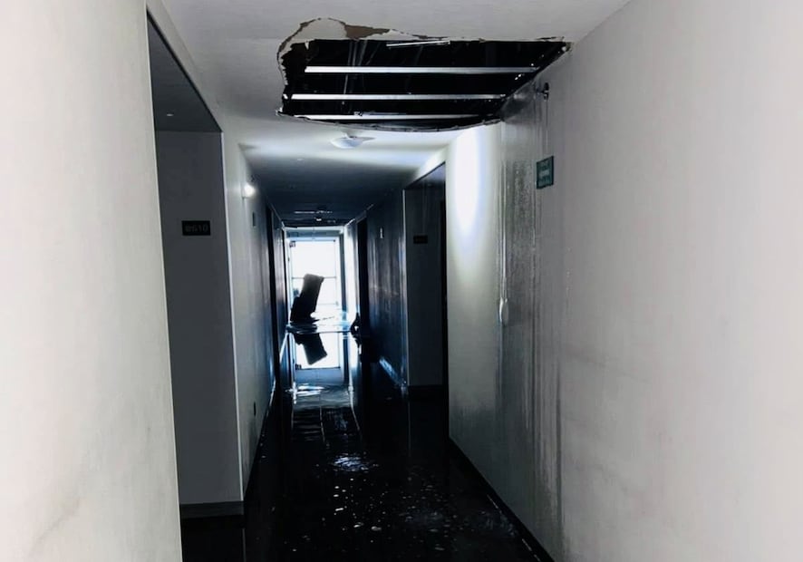 El establecimiento no podrá reanudar operaciones en los próximos días, hasta descartar riesgos para huéspedes y trabajadores. Foto: Especial