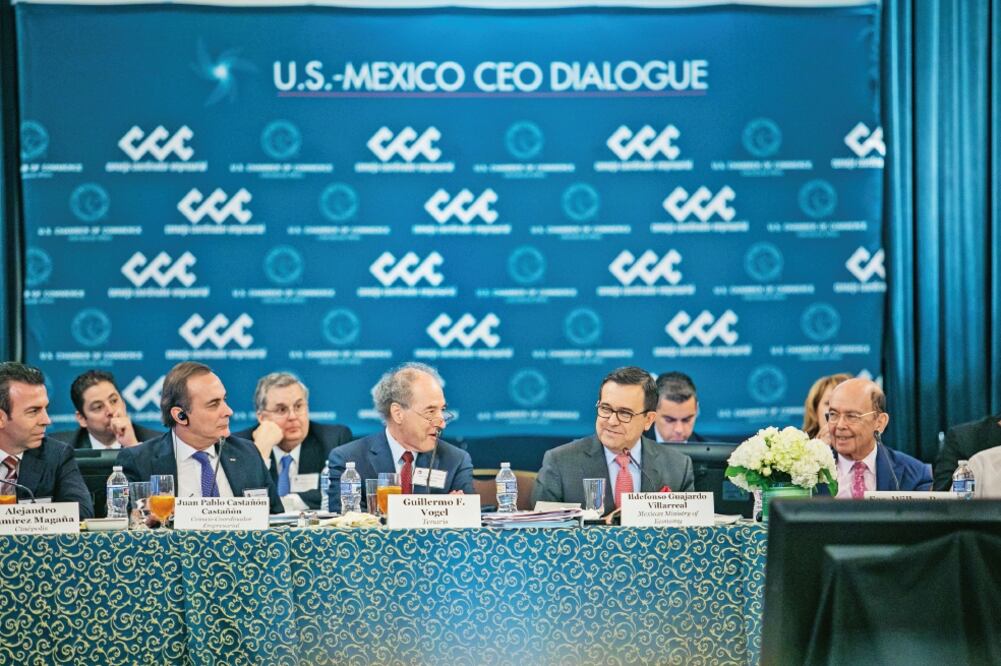 En la octava sesión del US-Mexico CEO Dialogue, en Washington, empresarios afirmaron que el futuro económico de México y EU depende de su cooperación. (CCE)