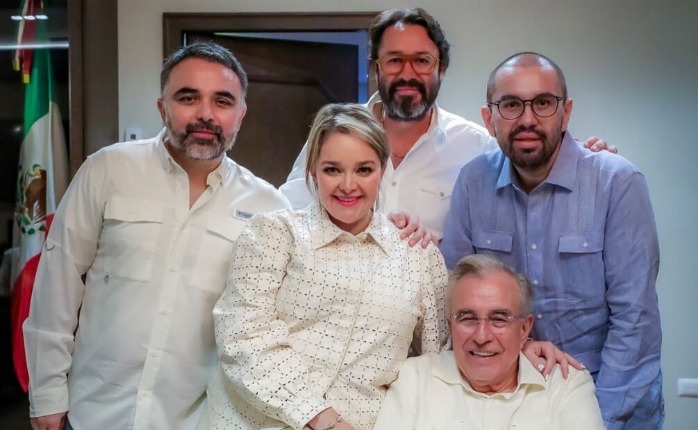 Familia del gobernador con licencia Rubén Rocha Moya. Foto: Instagram.