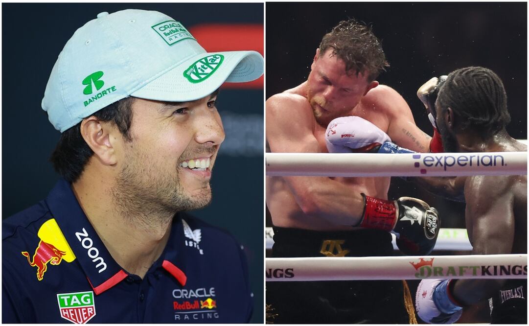 Checo Pérez elogió al Canelo Álvarez pese a perder con Crawford / Foto: Imago7-EFE