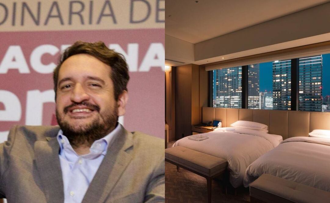 Andy López Beltrán se hospedó durante 14 días en el hotel The Okura Tokyo, uno de los más caros de Japón de acuerdo con Aristegui Noticias. Foto: Cuartoscuro y Especial
