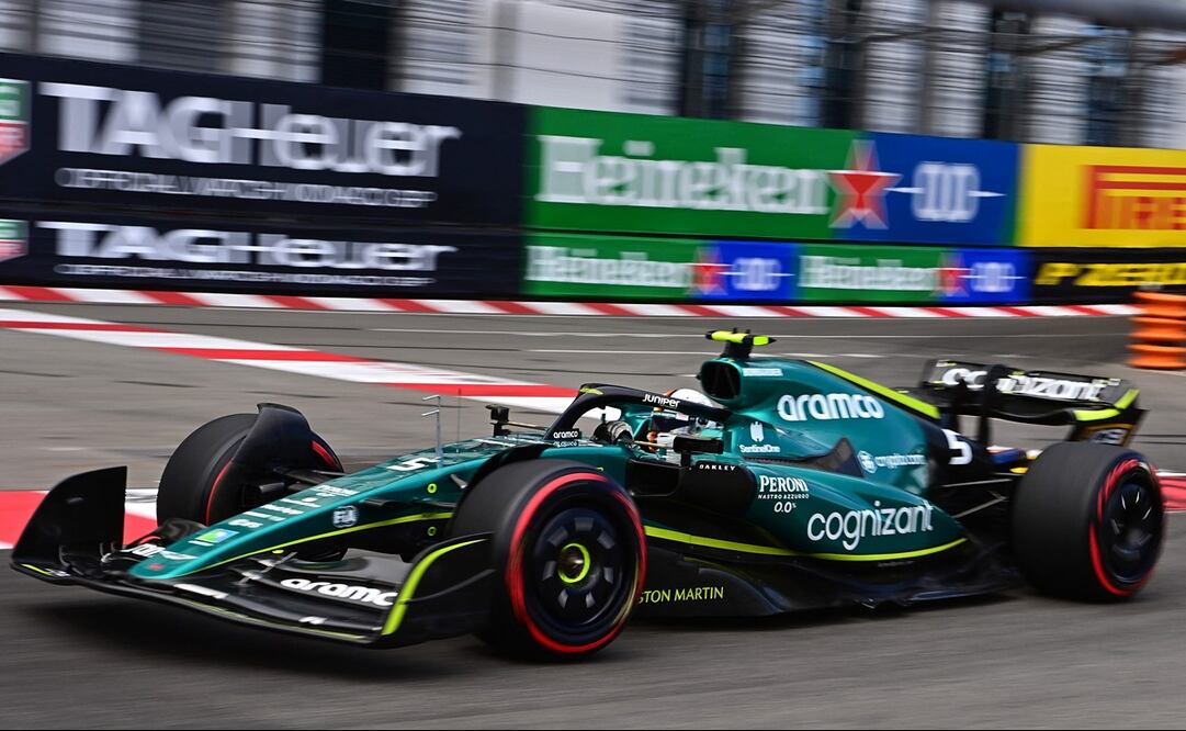 Sebastian Vettel en el Gran Premio de Mónaco - FOTO: AFP