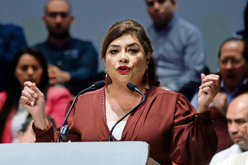 Clara Brugada candidata de la coalición “Sigamos Haciendo Historia”. Foto: Especial