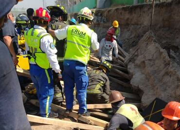 Colapso en excavación de Circuito Interior deja un muerto