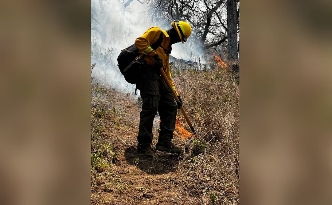Incendio forestal consume más de mil 500 hectáreas en Sonora; despliegan helicóptero militar.
Foto: Especial.