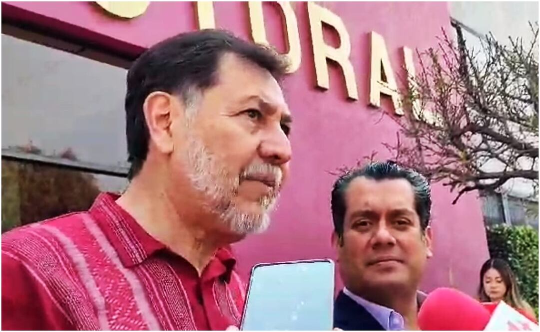 Los diputados Gerardo Fernández Noroña del PT y Sergio Gutiérrez Luna de Morena presentan queja ante el INE. Captura de pantalla.