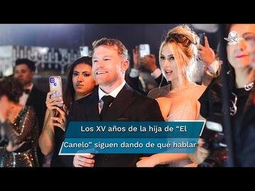 Filtran video del Canelo Álvarez "malacopeando" en la fiesta de XV años de su hija