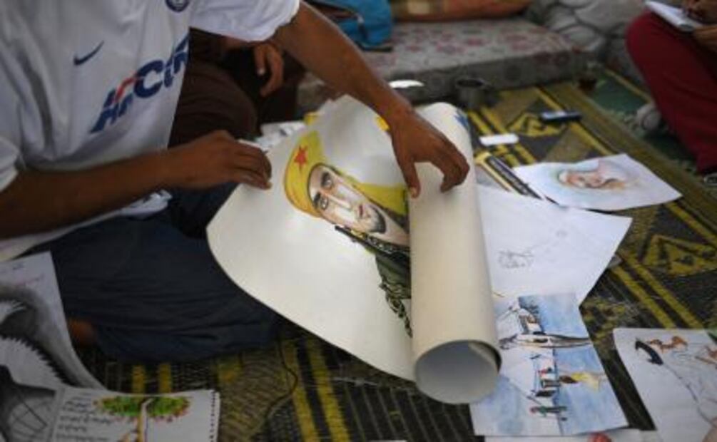 Los dibujos que "sobrevivieron" al Estado Islámico