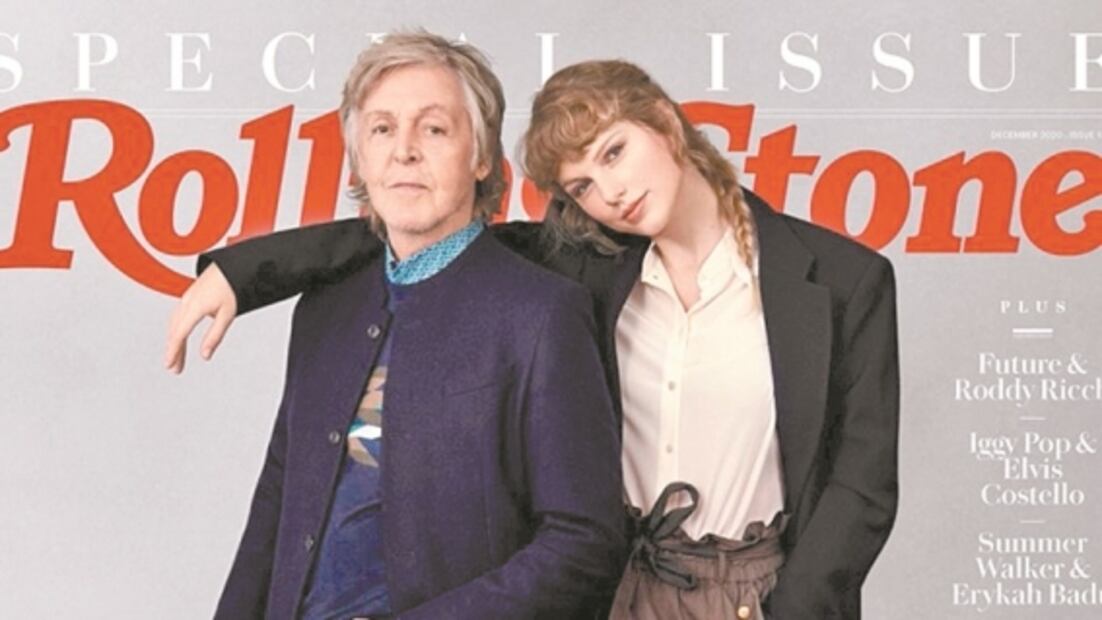 Taylor Swift celebra en la cima