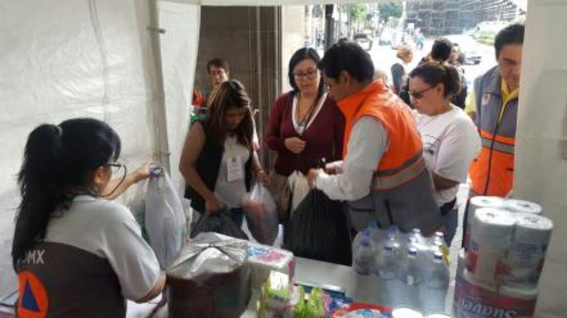 Entérate. Centros de acopio para afectados tras sismo