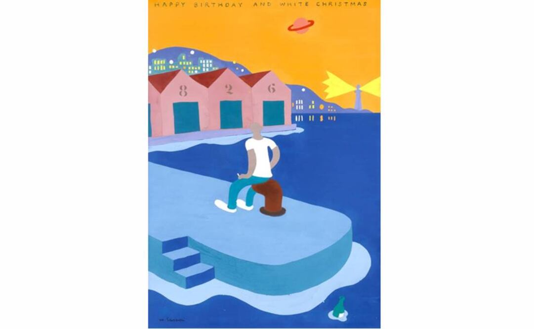 La portada original de “Escucha la canción del viento” pintada por Maki Sasaki. (FOTO: © Maki Sasaki 1979)