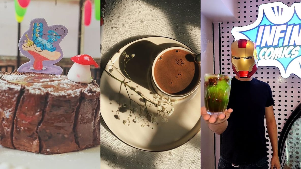 En estas 3 cafeterías tendrás asegurada una gran experiencia acompañada de alimentos ricos. Foto: Instagram @elmaravilla, @cafesaurio.mx, @infinitycomics6