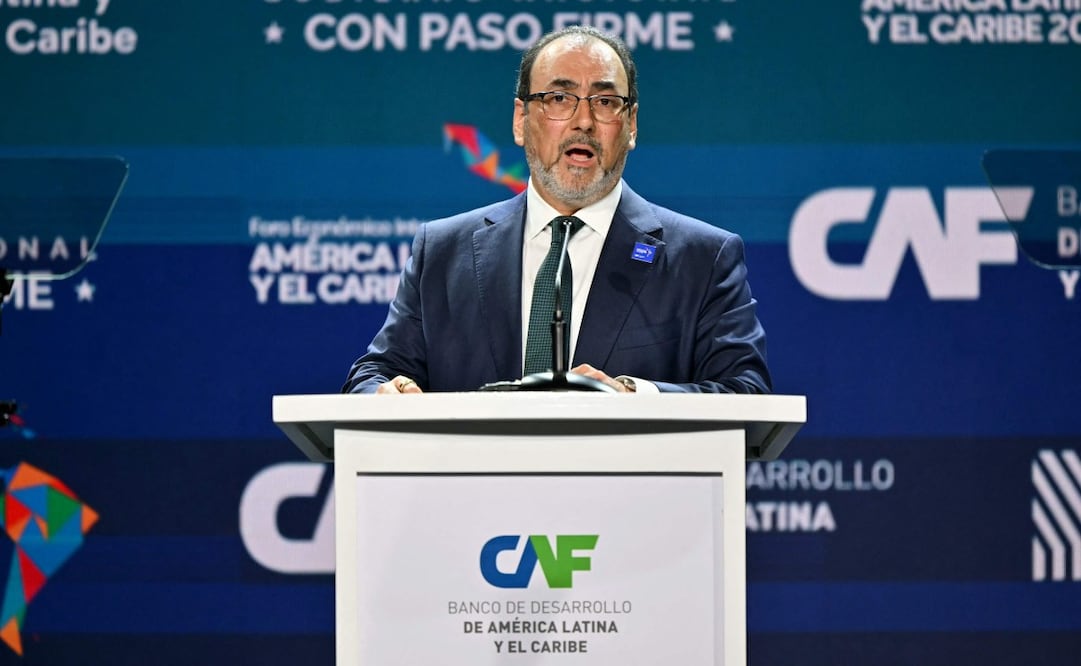 Presidente del Banco de Desarrollo de América Latina y el Caribe, Sergio Diaz Granados Guida Foto: Martin Bernetti / AFP