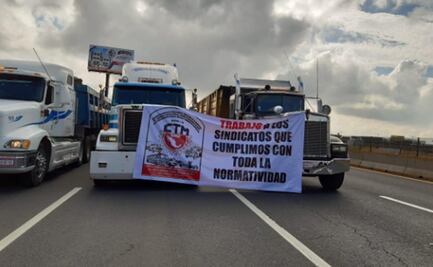 Integrantes de la CTM bloquean la México-Puebla; protestan por falta de empleo ante Covid