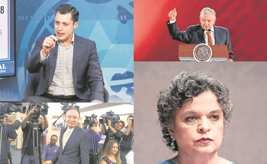 Luis Donaldo Colosio Riojas, Andrés Manuel López Obrador, Alfonso Durazo y Beatriz Paredes. Foto: Especial