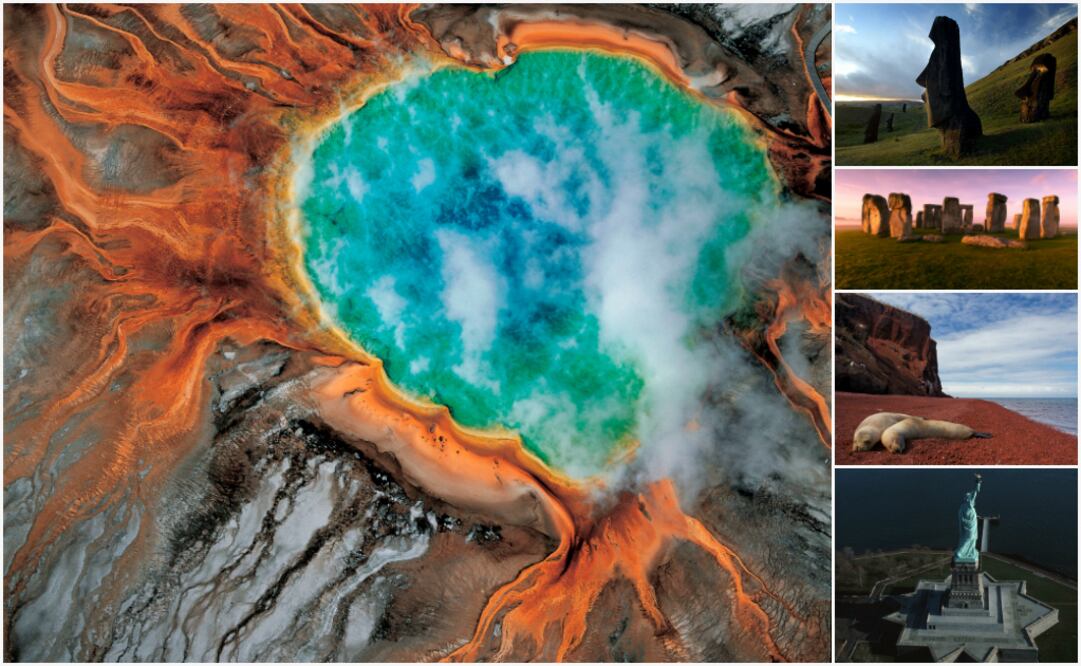 Yellowstone, Islas Galápagos y Nueva York son algunos de los destinos en peligro. (Foto: Reuters, Xinhua y Istock)