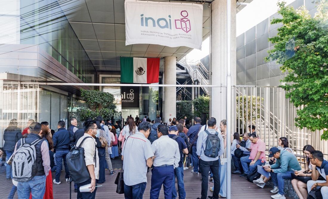 Formalizan entrega de INAI a Secretaría Anticorrupción. Foto: Yaretzy M. Osnaya / EL UNIVERSAL