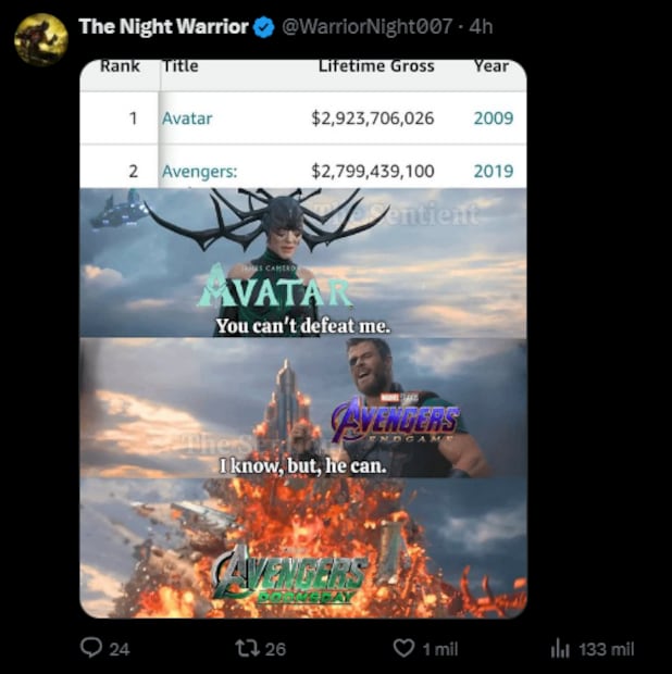 usuarios destacaron la inversión en ambas producciones y la cantidad que ganaron. Foto: Redes sociales