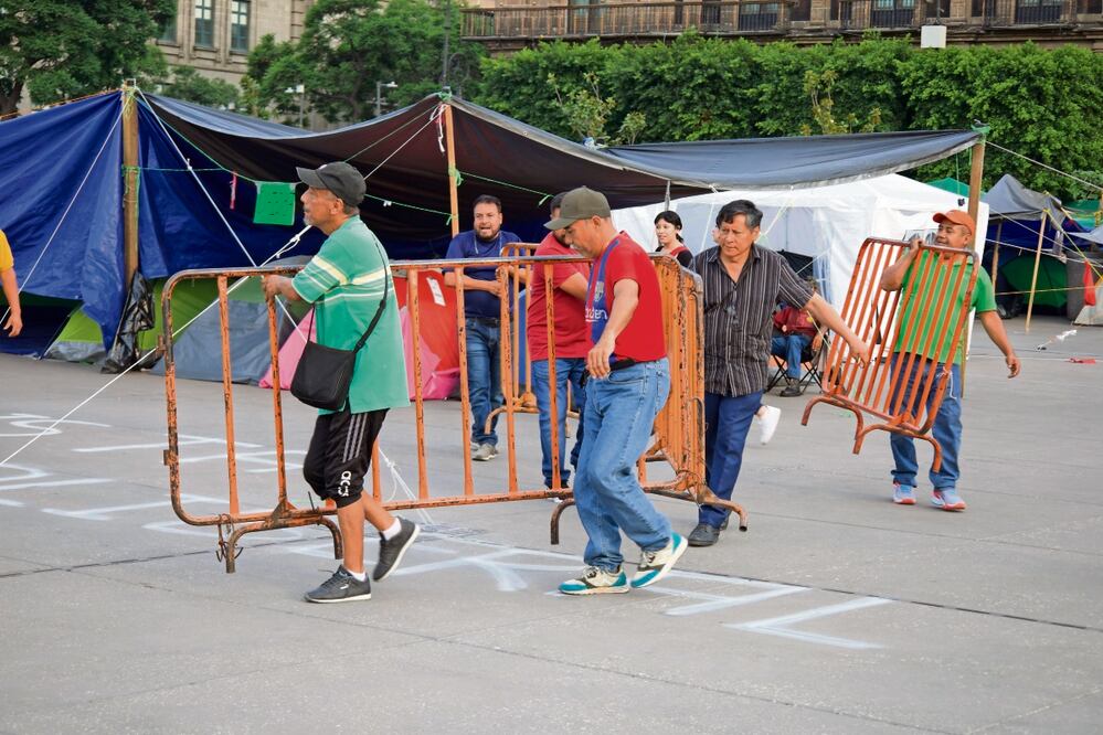  Acepta CNTE reubicarse  para mitin de Sheinbaum