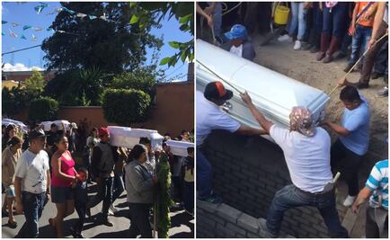 Dan último adiós a niños fallecidos en incendio de Iztapalapa