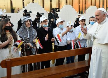 Papa Francisco celebra en Irak la primera misa de un Pontífice con el rito caldeo