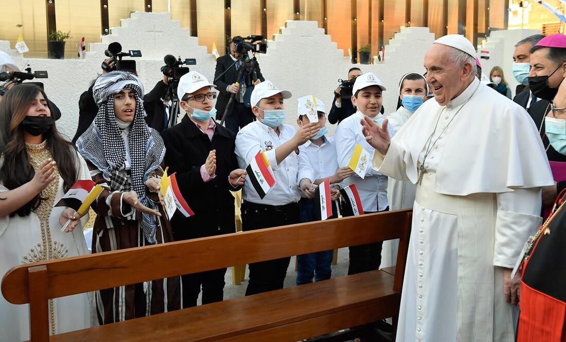 El Papa quiso usar el rito caldeo para rendir homenaje a las iglesias cristianas orientales. Foto: EFE