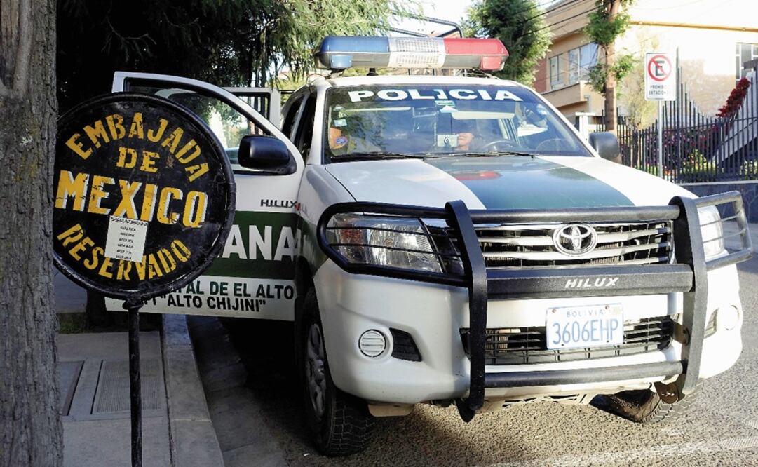 Mexico fears that Bolivian authorities will force their way into the embassy - Photo: David Mercado/EL UNIVERSAL