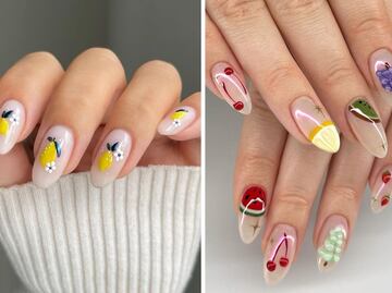 Lindos diseños de uñas con frutas para el verano