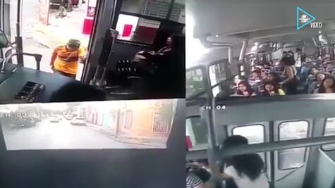 Captan asalto a transporte en Monterrey