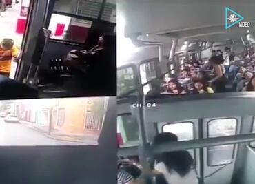 Captan asalto a transporte en Monterrey