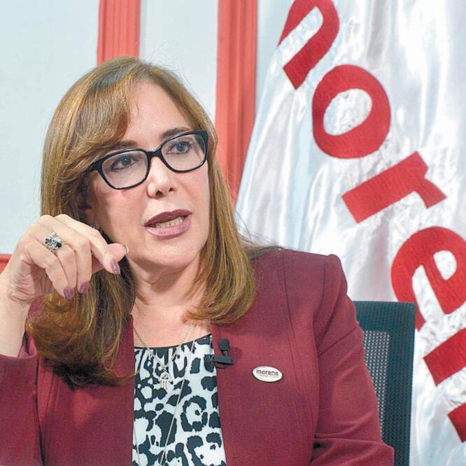 En la foto: Yeidckol Polevnsky Gurwitz, Dirigente nacional de Morena. ESPECIAL