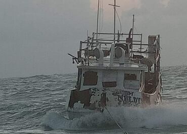 Localizan embarcación con sus 4 tripulantes desaparecida en altamar durante el huracán Milton