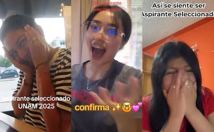 Entre nervios y esperanza; aspirantes a la UNAM se vuelven tendencia en TikTok tras compartir sus reacciones